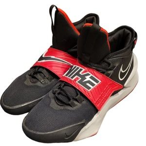 Nike Future Court 3 Black/gray/Red Boys Sneakers Shoes Size 7Y CT2866-008